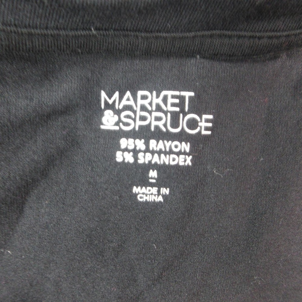 Market & Spruce Shirt Womens Medium Burgundy Black 2 Pack NWT - Picture 6 of 15